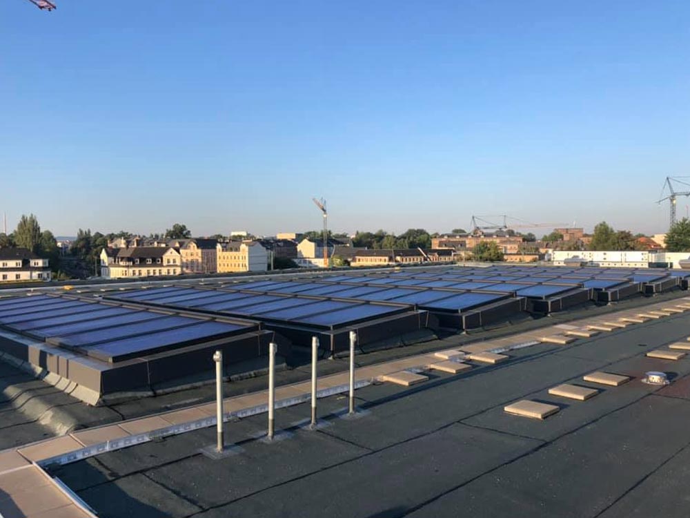 Flachdach, bituminöse Abdichtung